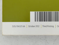 2013 Ford Escape Owners Manual Book Guide P/N:DJ5J 19A321 AA OEM Used Auto Parts - Oemusedautoparts1.com