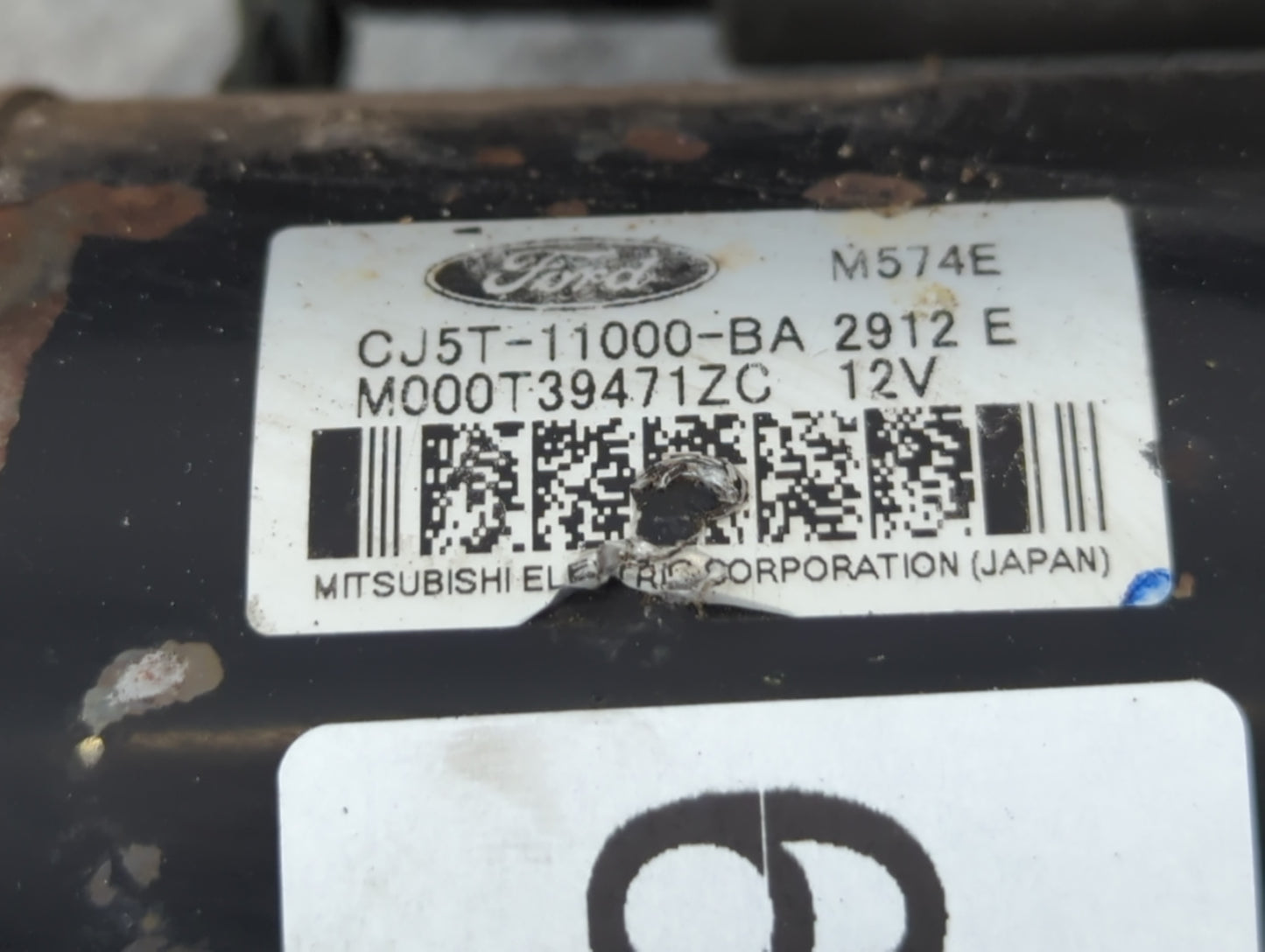 2013-2016 Ford Escape Car Starter Motor Solenoid OEM P/N:M000T39471ZC CJ5T-11000-BA Fits Fits 2013 2014 2015 2016 OEM Used A