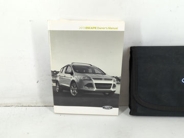 2013 Ford Escape Owners Manual Book Guide P/N:DJ5J 19A321 AA OEM Used Auto Parts