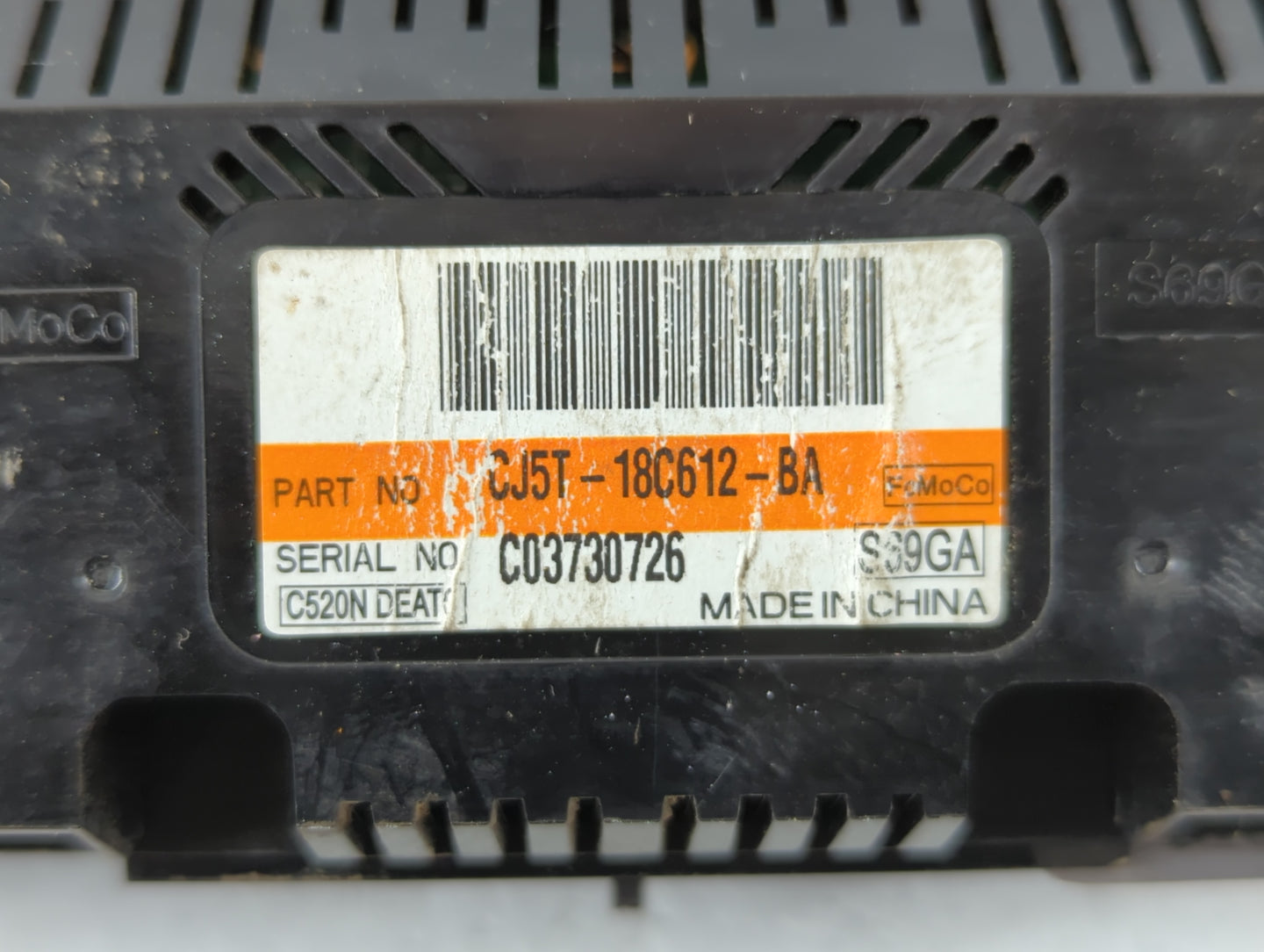 2013-2015 Ford Escape Climate Control Module Temperature AC/Heater Replacement P/N:CJ5T-18C612-BA Fits Fits 2013 2014 2015 O