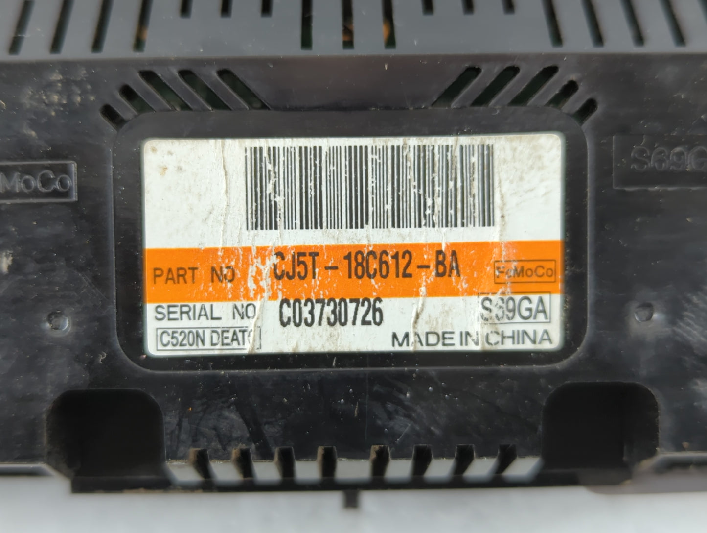 2013-2015 Ford Escape Climate Control Module Temperature AC/Heater Replacement P/N:CJ5T-18C612-BA Fits Fits 2013 2014 2015 O