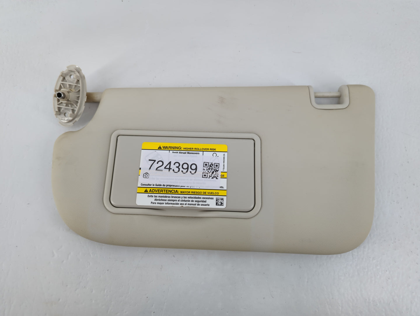 2013-2019 Ford Escape Sun Visor Shade Replacement Driver Left Mirror Fits Fits 2013 2014 2015 2016 2017 2018 2019 OEM Used A