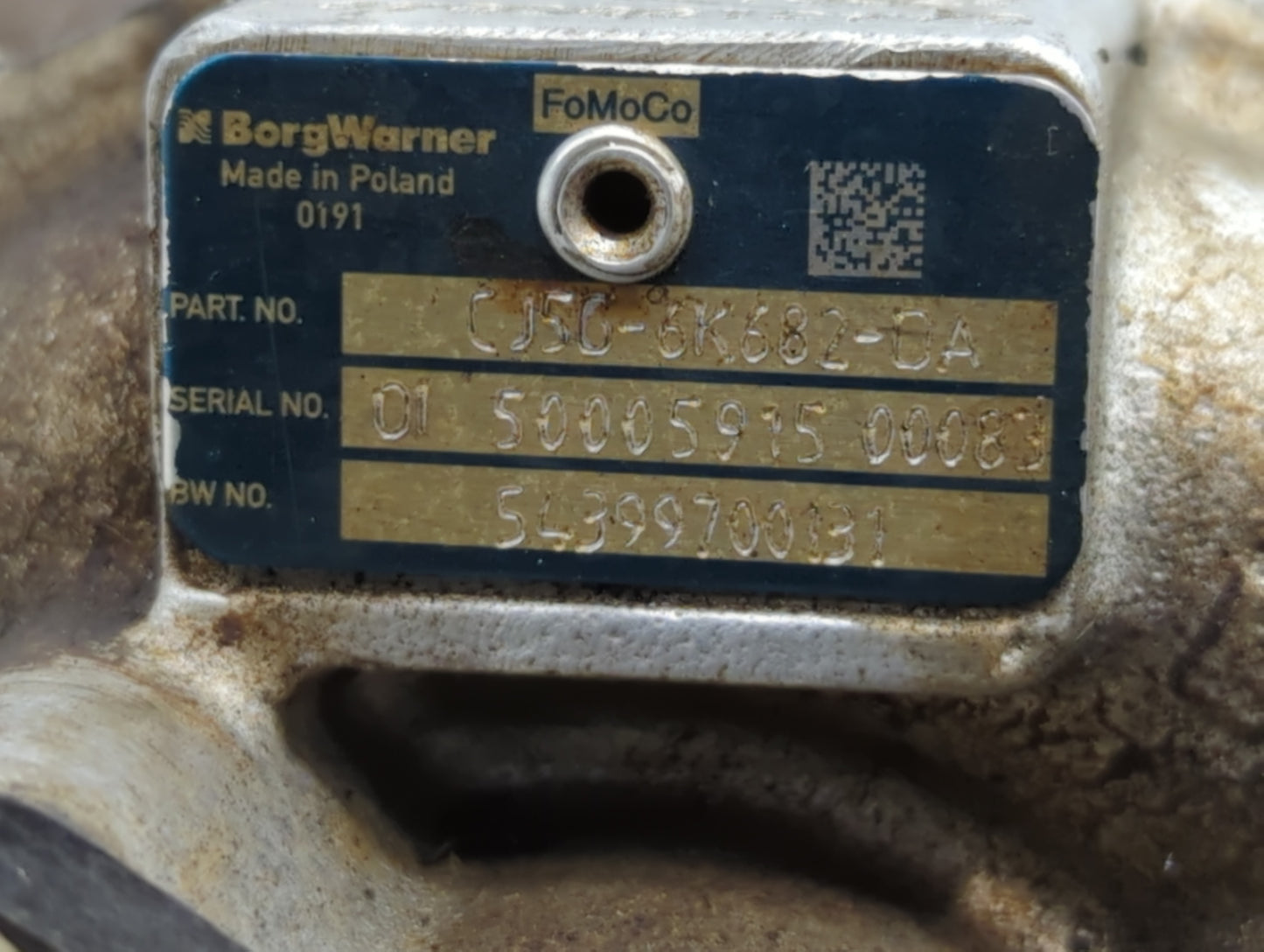 2013 Ford Escape Turbocharger Turbo Charger Super Charger Supercharger - Oemusedautoparts1.com