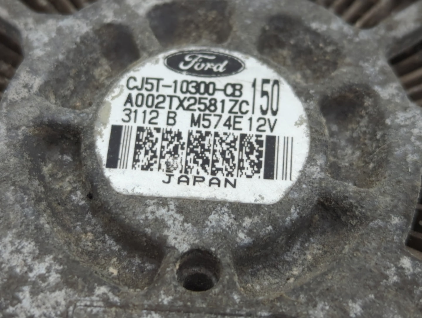 2013-2019 Ford Escape Alternator Replacement Generator Charging Assembly Engine OEM P/N:CJ5T-10300-CB Fits OEM Used Auto Par