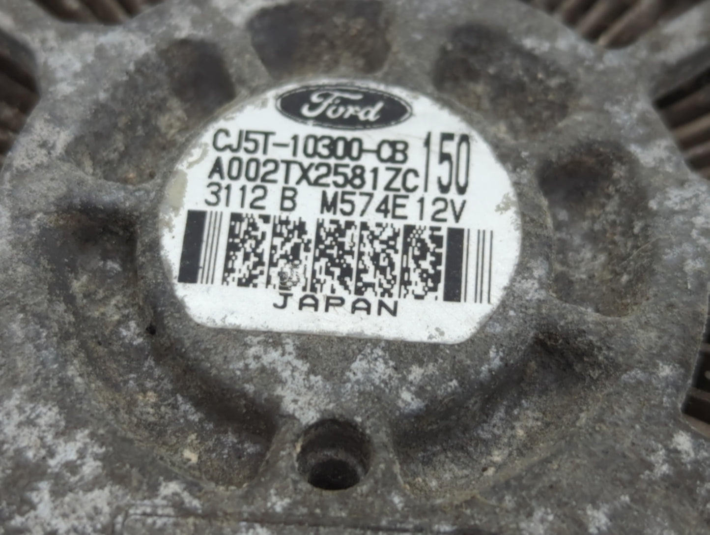 2013-2019 Ford Escape Alternator Replacement Generator Charging Assembly Engine OEM P/N:CJ5T-10300-CB Fits OEM Used Auto Par