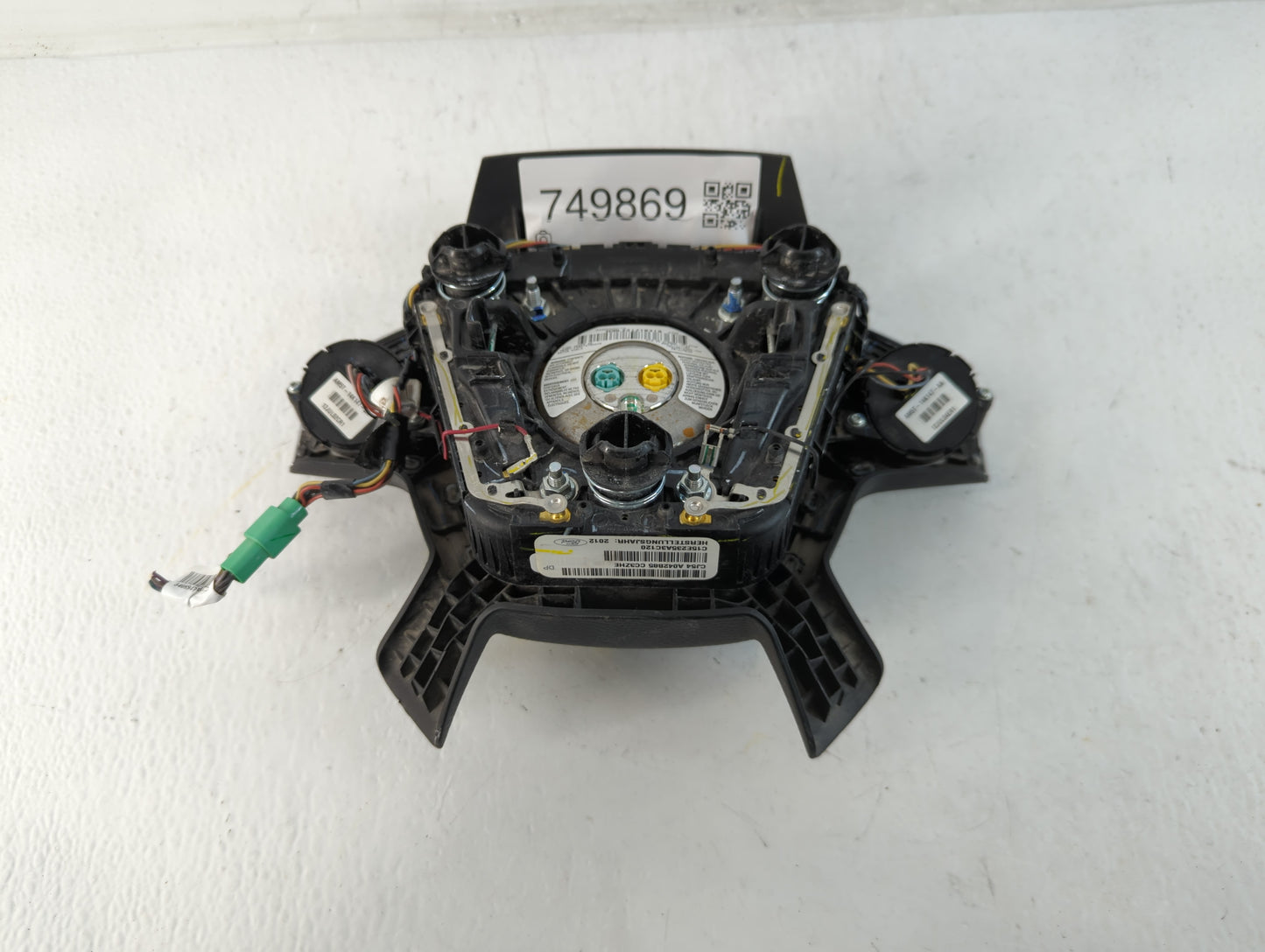 2013-2014 Ford Escape Air Bag Driver Left Steering Wheel Mounted P/N:CJ54-A042B85 CC3ZHE Fits Fits 2013 2014 2015 2016 2017 