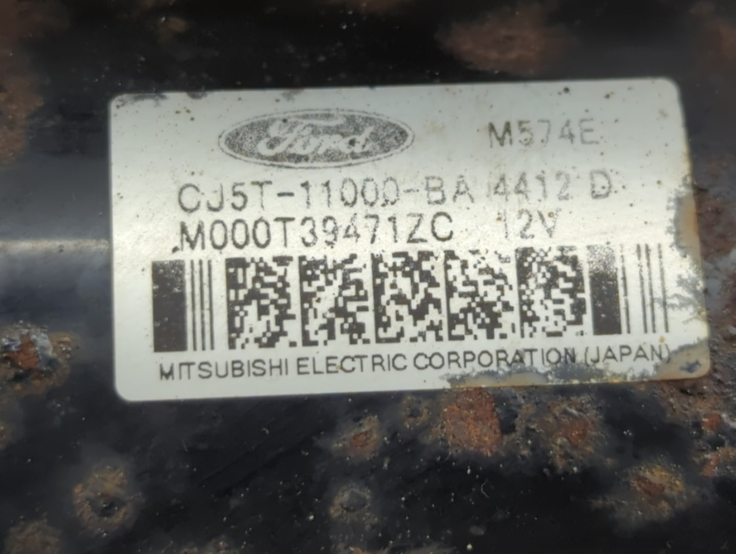 2013-2016 Ford Escape Car Starter Motor Solenoid OEM P/N:M000T39471ZC CJ5T-11000-BA Fits Fits 2013 2014 2015 2016 OEM Used A