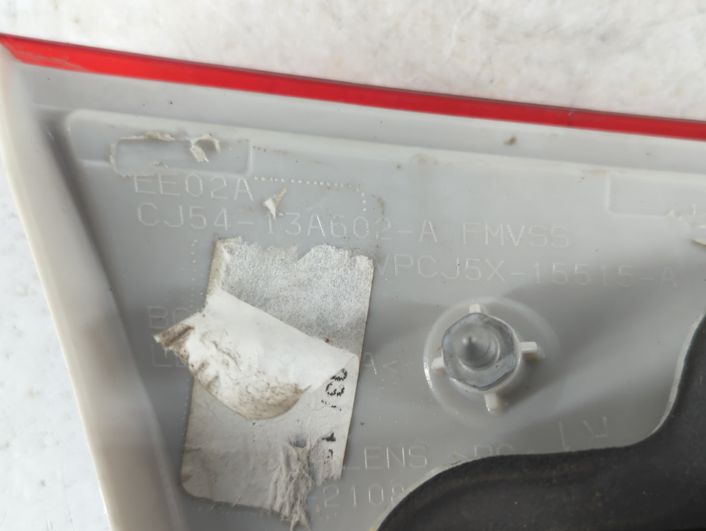 2013-2016 Ford Escape Tail Light Assembly Passenger Right OEM P/N:CJ54-13A602-A Fits Fits 2013 2014 2015 2016 OEM Used Auto 