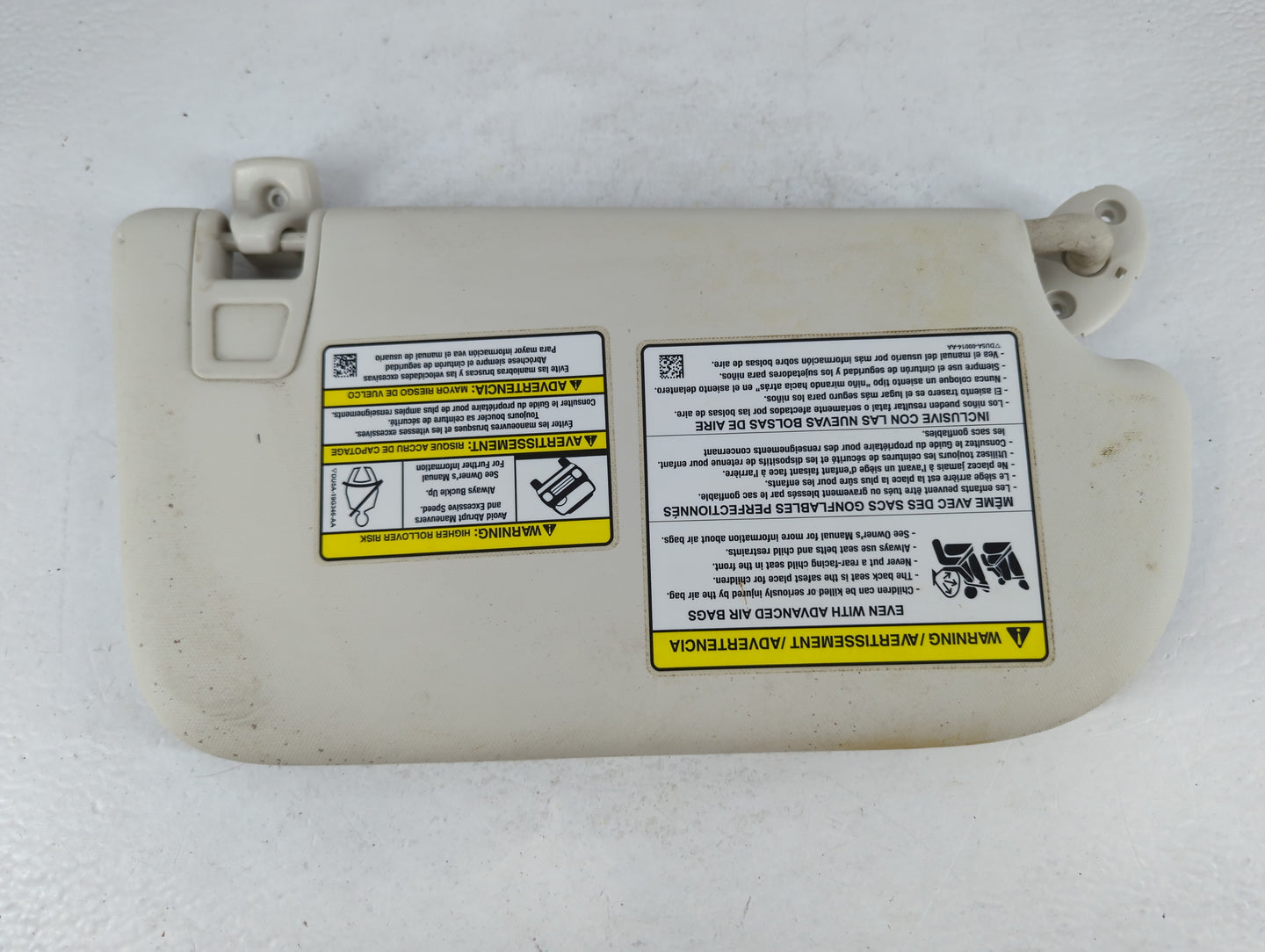 2013-2019 Ford Escape Sun Visor Shade Replacement Driver Left Mirror Fits Fits 2013 2014 2015 2016 2017 2018 2019 OEM Used A
