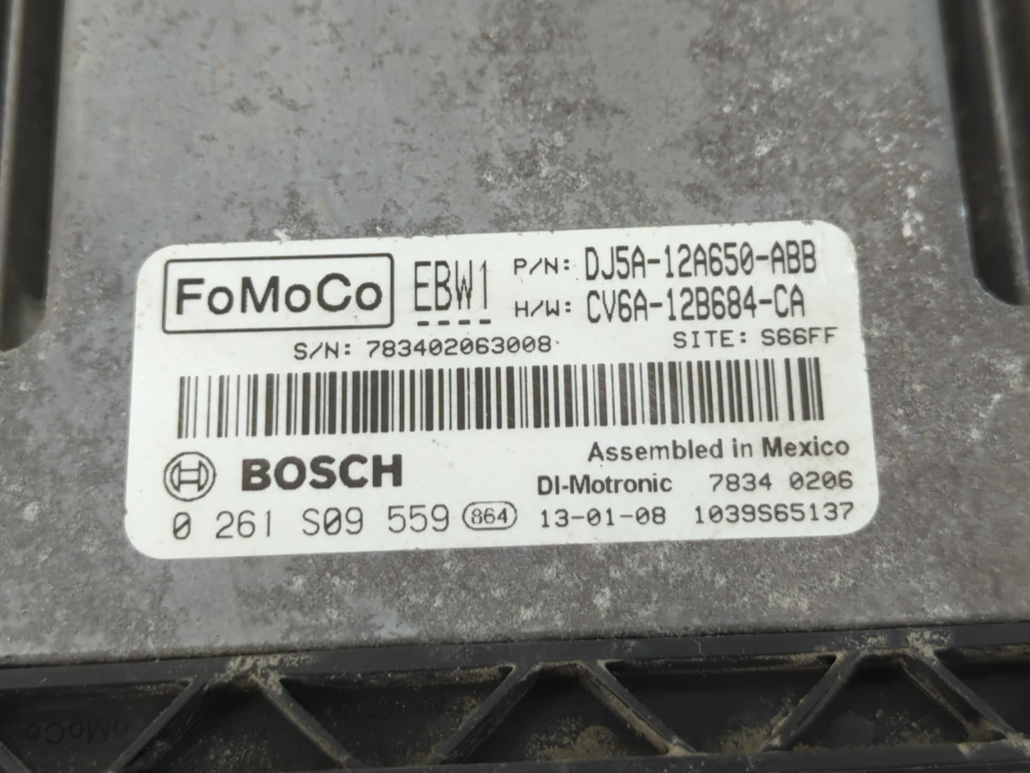2013-2016 Ford Escape PCM Engine Control Computer ECU ECM PCU OEM P/N:CV6A-12B684-CA DJ5A-12A650-ABB Fits Fits 2013 2014 201