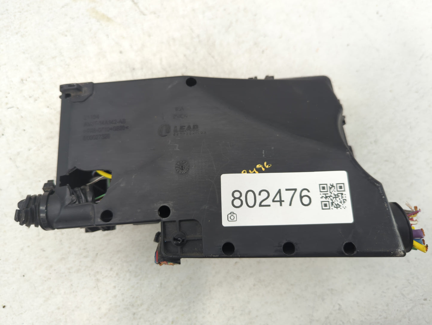 2013-2016 Ford Escape Fusebox Fuse Box Panel Relay Module P/N:AV6T-14A142-AB Fits Fits 2013 2014 2015 2016 OEM Used Auto Par