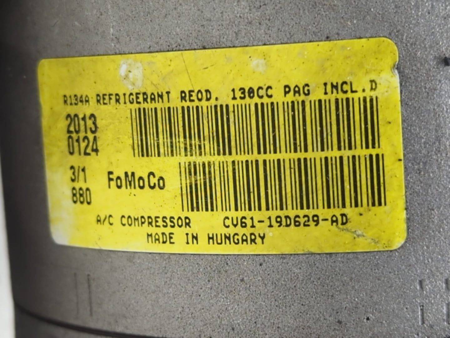 2013-2016 Ford Escape Air Conditioning A/c Ac Compressor Oem - Oemusedautoparts1.com
