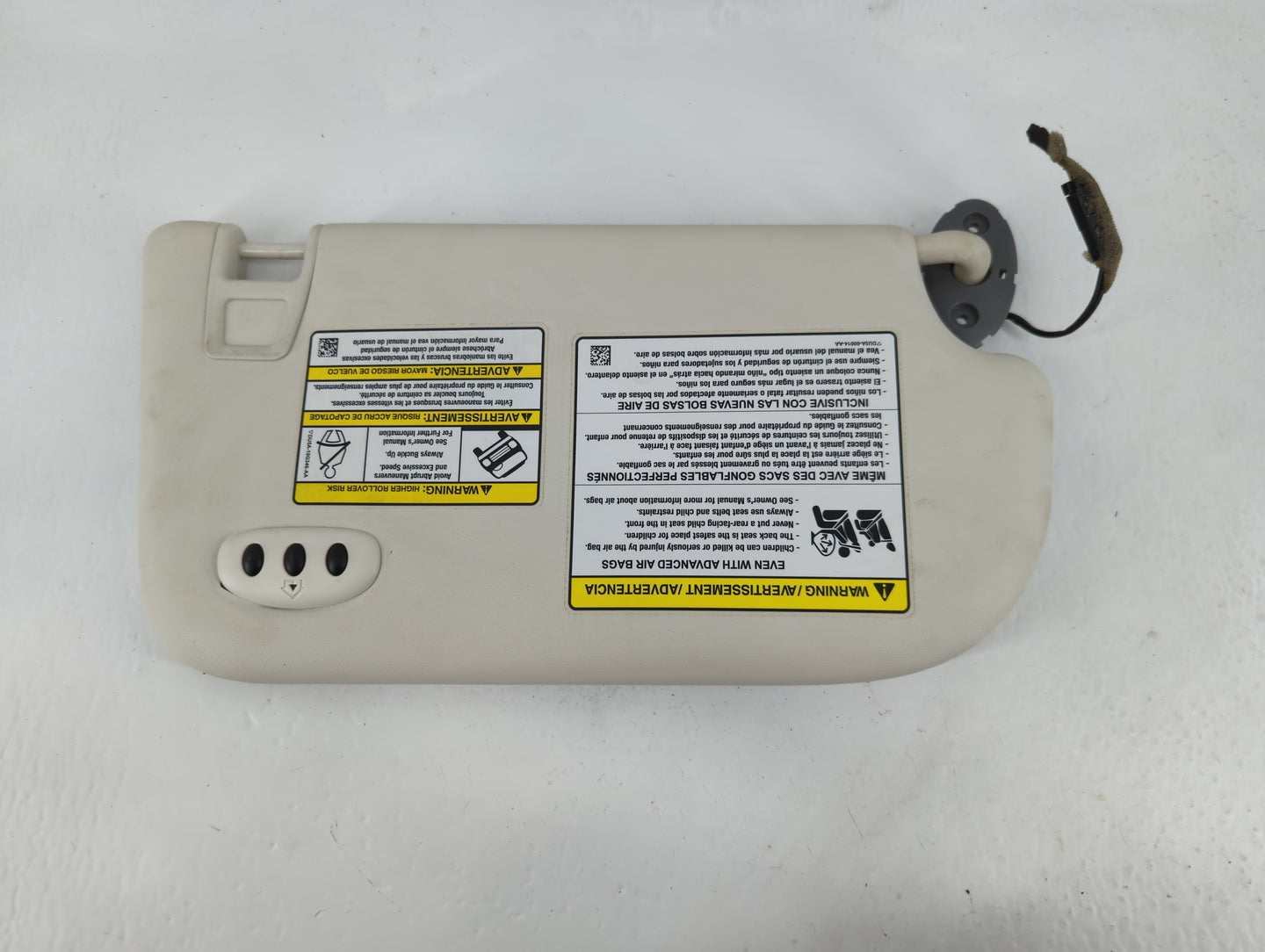 2013-2019 Ford Escape Sun Visor Shade Replacement Driver Left Mirror Fits Fits 2013 2014 2015 2016 2017 2018 2019 OEM Used A
