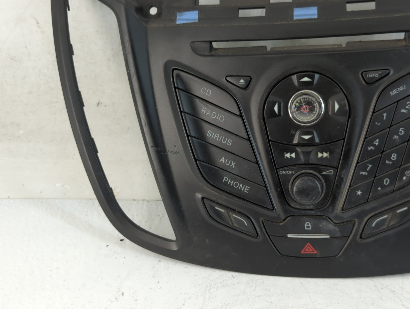 2013 Ford Escape Radio AM FM Cd Player Receiver Replacement P/N:CJ5T-18H811 BC Fits OEM Used Auto Parts - Oemusedautoparts1.