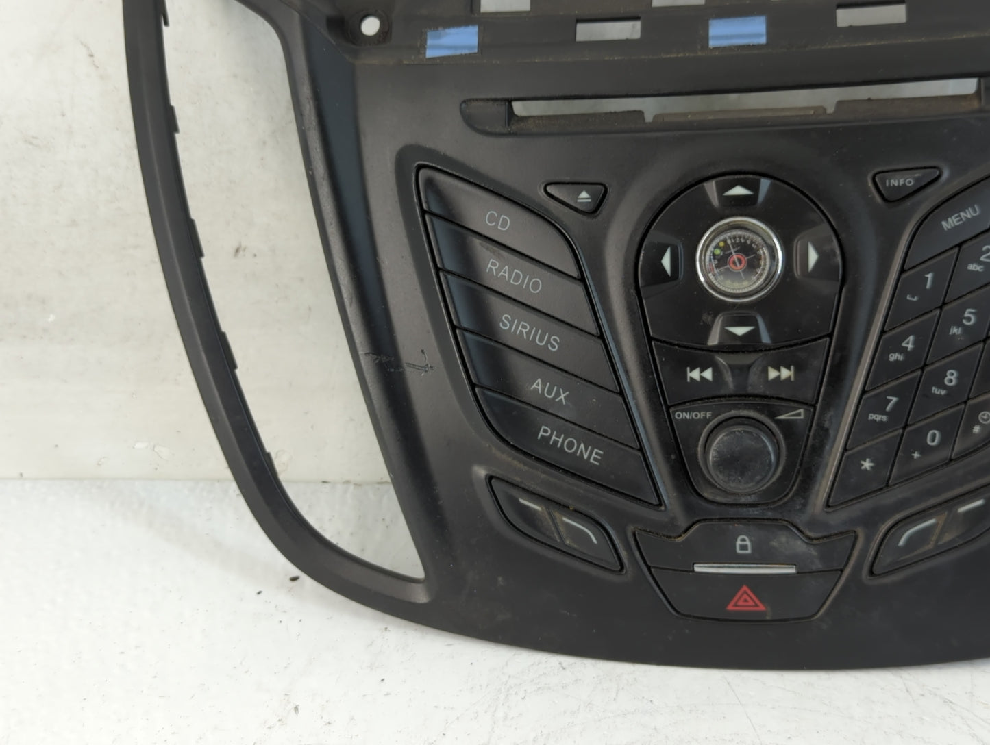 2013 Ford Escape Radio AM FM Cd Player Receiver Replacement P/N:CJ5T-18H811 BC Fits OEM Used Auto Parts - Oemusedautoparts1.