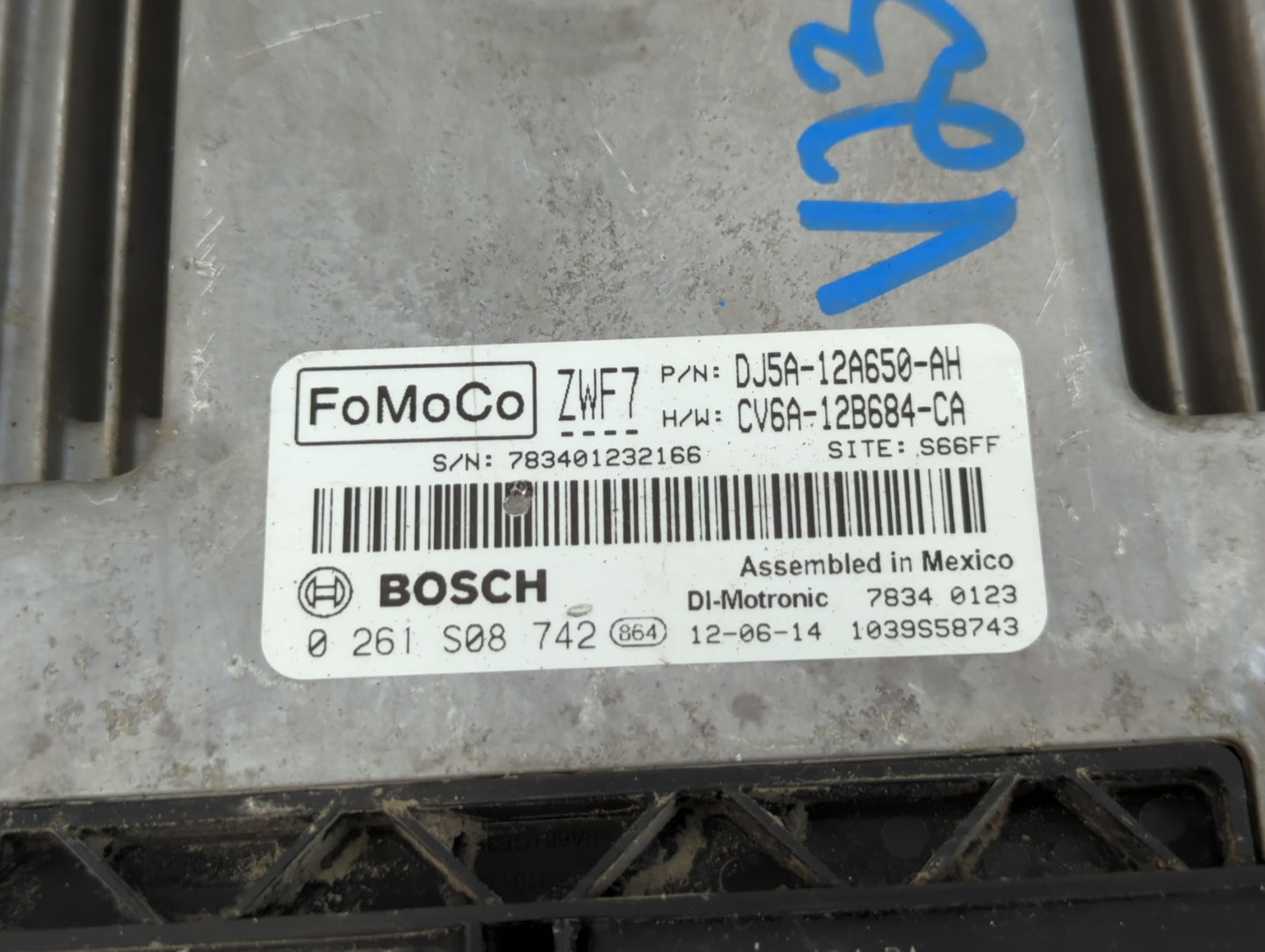 2013-2016 Ford Escape PCM Engine Control Computer ECU ECM PCU OEM P/N:CV6A-12B684-CA DJ5A-12A650-AH Fits Fits 2013 2014 2015