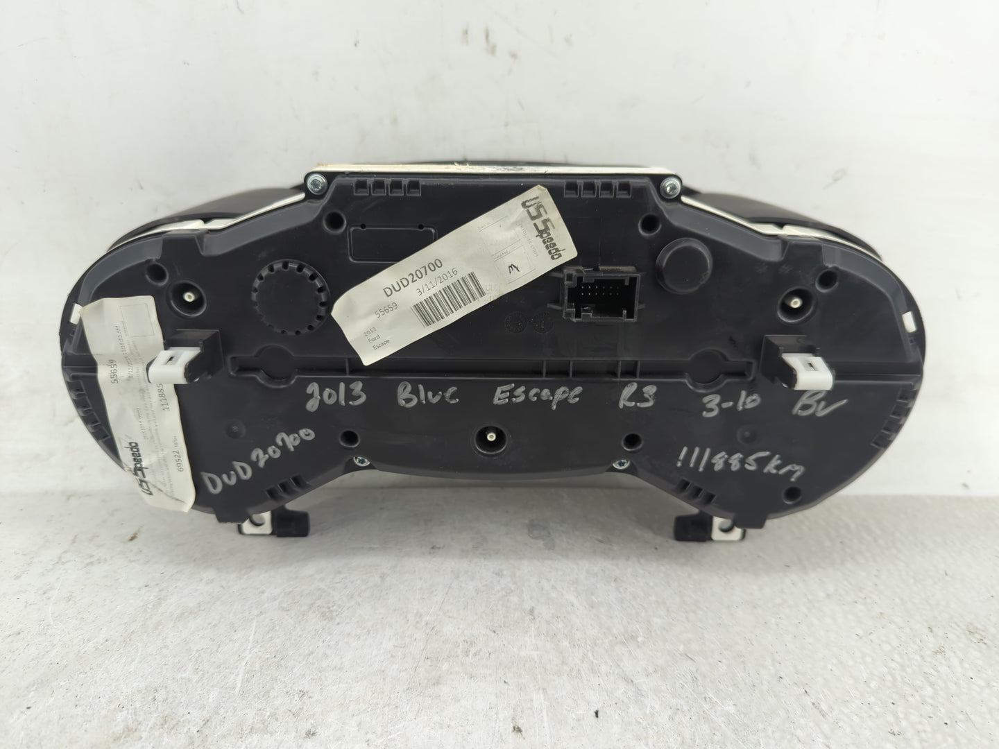 2013 Ford Escape Instrument Cluster Speedometer Gauges P/N:CL8F-10894-B Miles:169K Fits OEM Used Auto Parts - Oemusedautopar