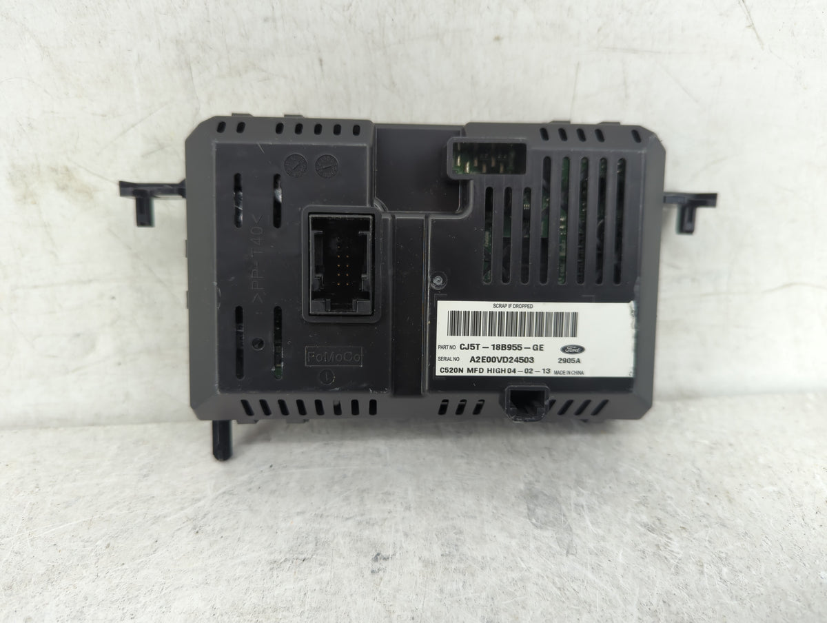 2013-2016 Ford Escape Information Radio Display Screen 907384 - Oemusedautoparts1.com