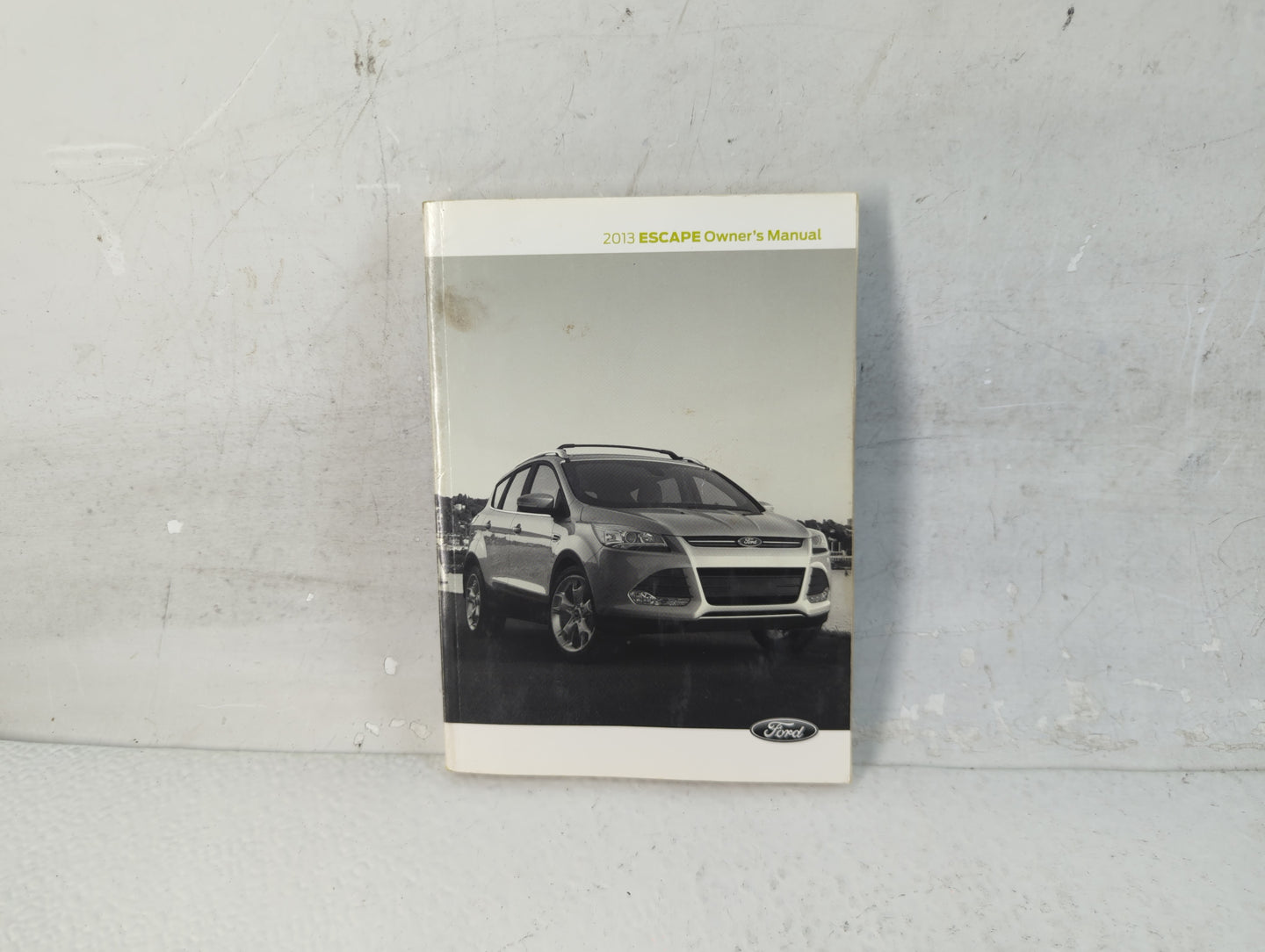 2013 Ford Escape Owners Manual Book Guide P/N:DJ5J 19A321 AA OEM Used Auto Parts - Oemusedautoparts1.com