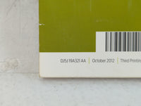 2013 Ford Escape Owners Manual Book Guide P/N:DJ5J 19A321 AA OEM Used Auto Parts - Oemusedautoparts1.com