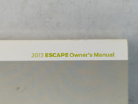 2013 Ford Escape Owners Manual Book Guide P/N:DJ5J 19A321 AA OEM Used Auto Parts - Oemusedautoparts1.com