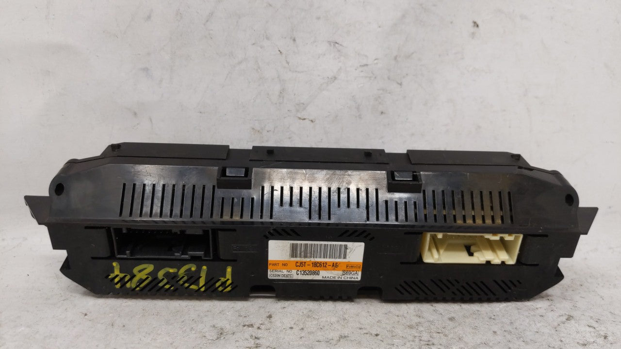 2013 Ford Escape Climate Control Module Temperature AC/Heater Replacement P/N:CJ5T-18C612-AE Fits OEM Used Auto Parts - Oemu