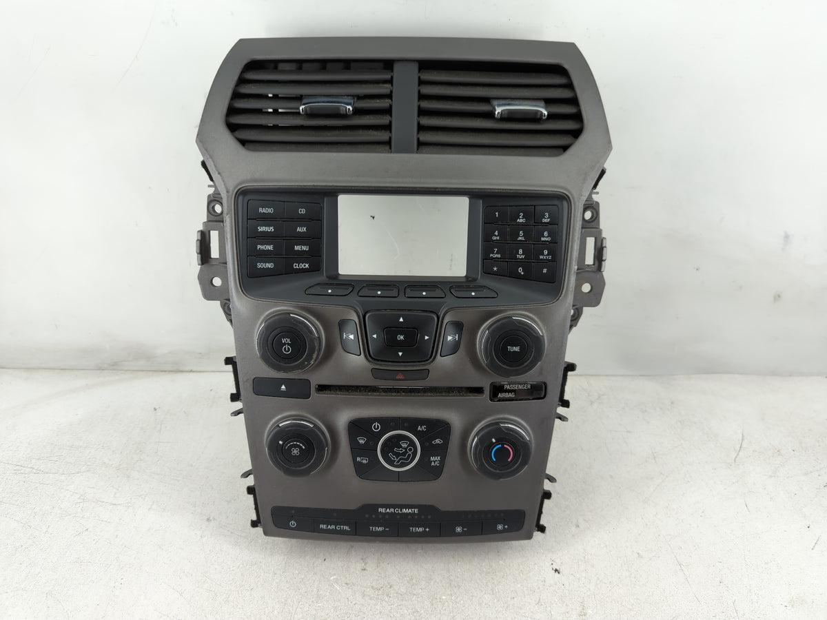 2013 Ford Explorer Radio AM FM Cd Player Receiver Replacement P/N:DB5T-18A802-AA OEM Used Auto Parts - Oemusedautoparts1.com