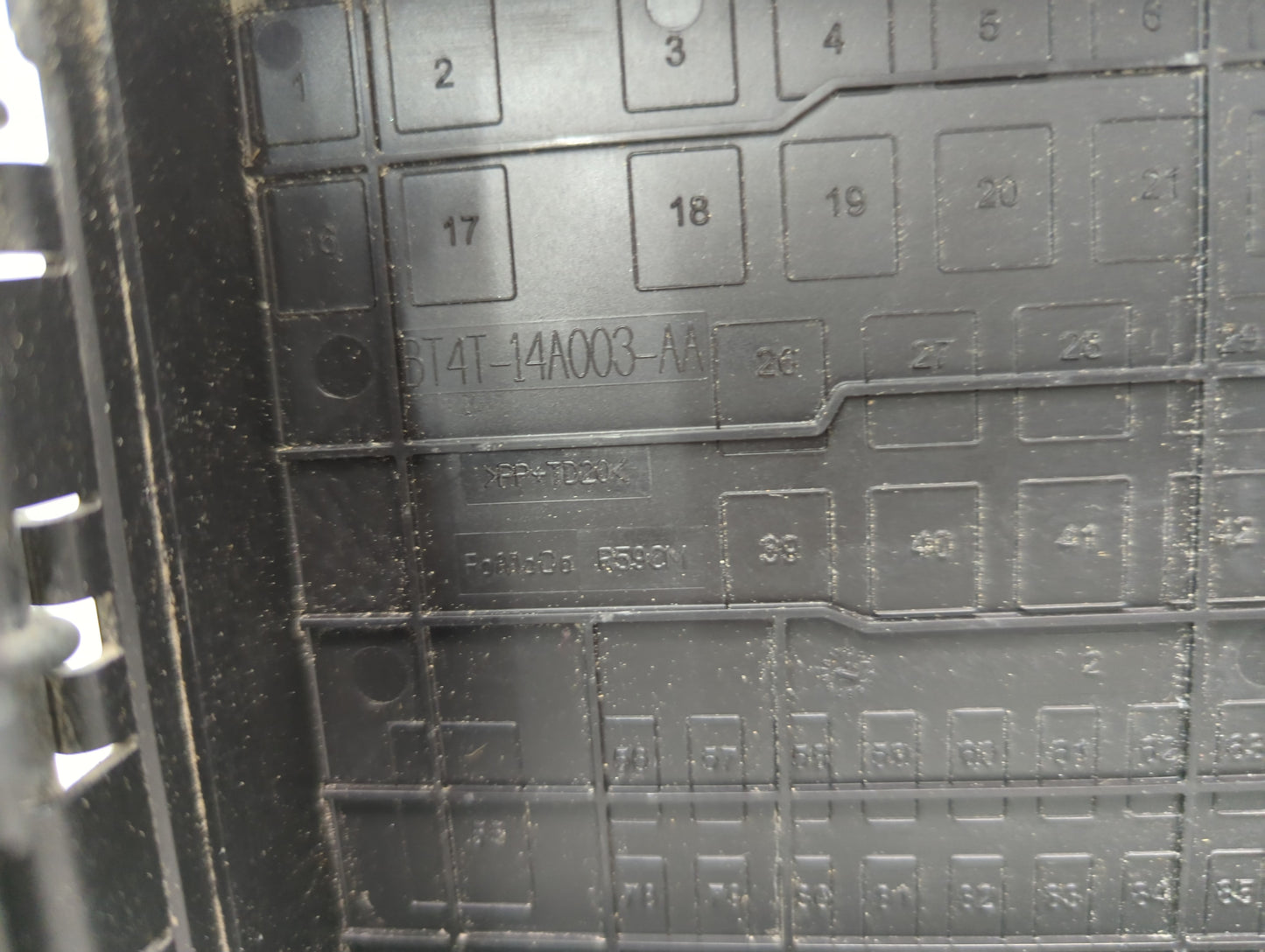 2013 Ford Explorer Fusebox Fuse Box Panel Relay Module P/N:BT4T-14A003-AA Fits OEM Used Auto Parts - Oemusedautoparts1.com