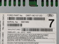2013 Ford Explorer Radio AM FM Cd Player Receiver Replacement P/N:DB5T-19C107-DD DB5T-19C107-DE Fits OEM Used Auto Parts - O