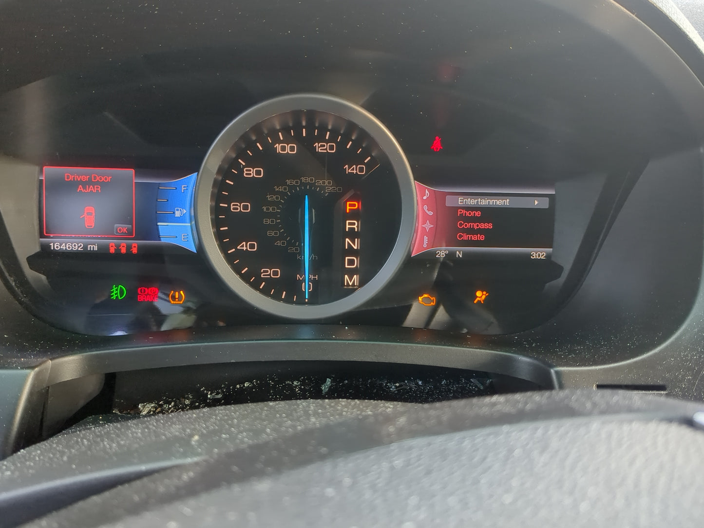 2013 Ford Explorer Instrument Cluster Speedometer Gauges Miles:165K Fits OEM Used Auto Parts - Oemusedautoparts1.com