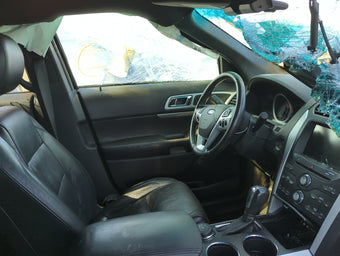 compare product 2013 Ford Explorer Front Left Driver Interior Door Panel Trim
