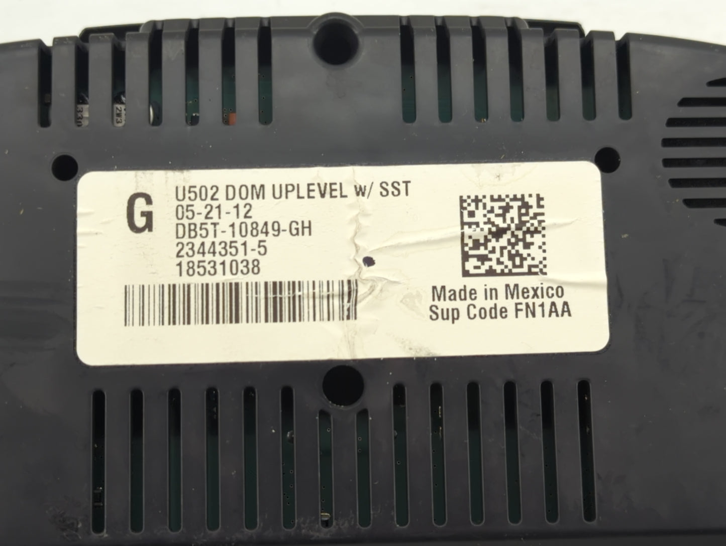 2013 Ford Explorer Instrument Cluster Speedometer Gauges P/N:DB5T-10849-GH Fits OEM Used Auto Parts - Oemusedautoparts1.com