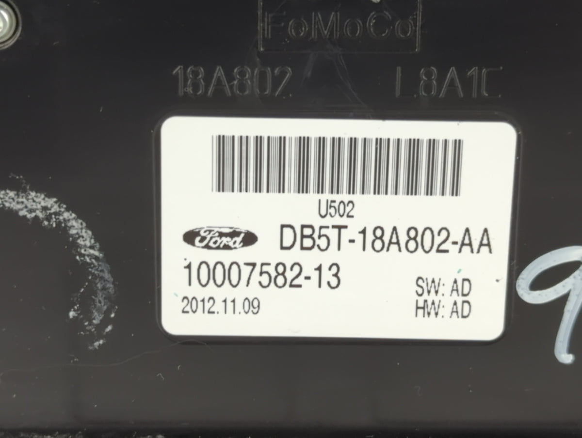 2013-2013 Ford Explorer Radio Control Panel 1326852 - Oemusedautoparts1.com