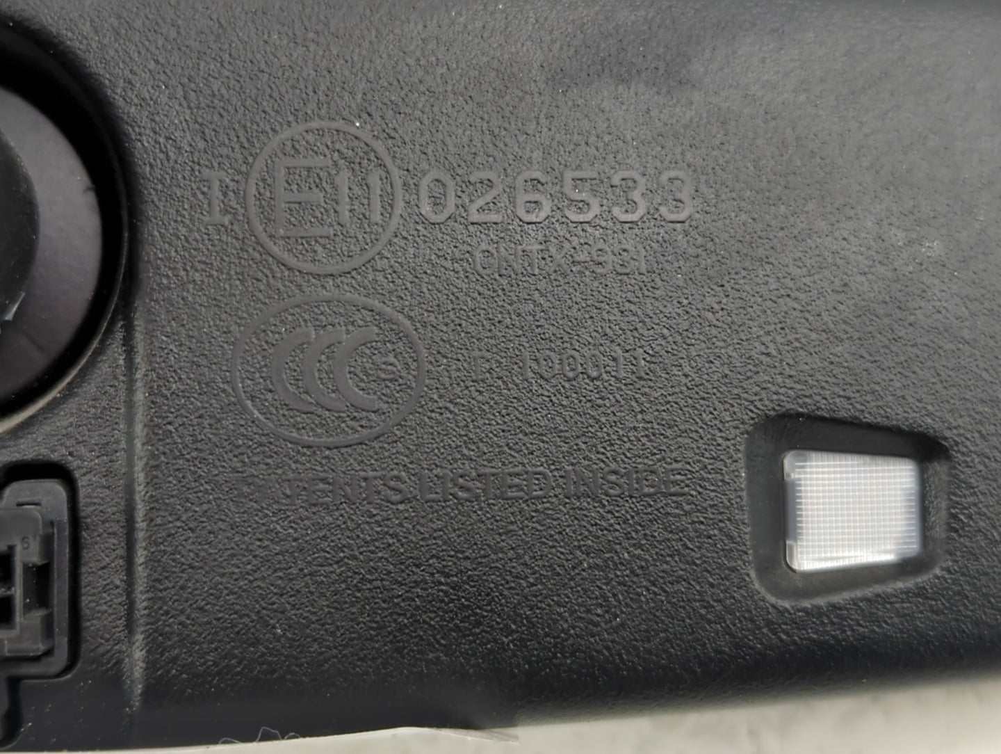 2013-2015 Ford Explorer Interior Rear View Mirror Replacement OEM P/N:E11026533 Fits Fits 2013 2014 2015 OEM Used Auto Parts