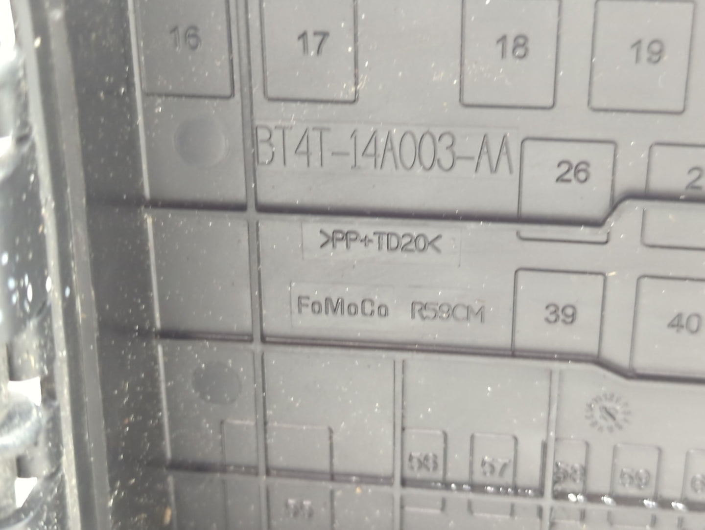 2013 Ford Explorer Fusebox Fuse Box Panel Relay Module P/N:BT4T-14A003-AA Fits OEM Used Auto Parts - Oemusedautoparts1.com