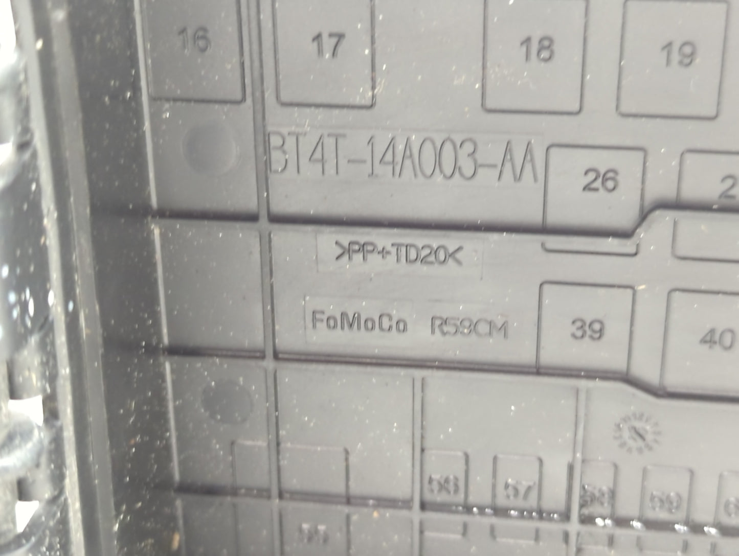 2013 Ford Explorer Fusebox Fuse Box Panel Relay Module P/N:BT4T-14A003-AA Fits OEM Used Auto Parts - Oemusedautoparts1.com