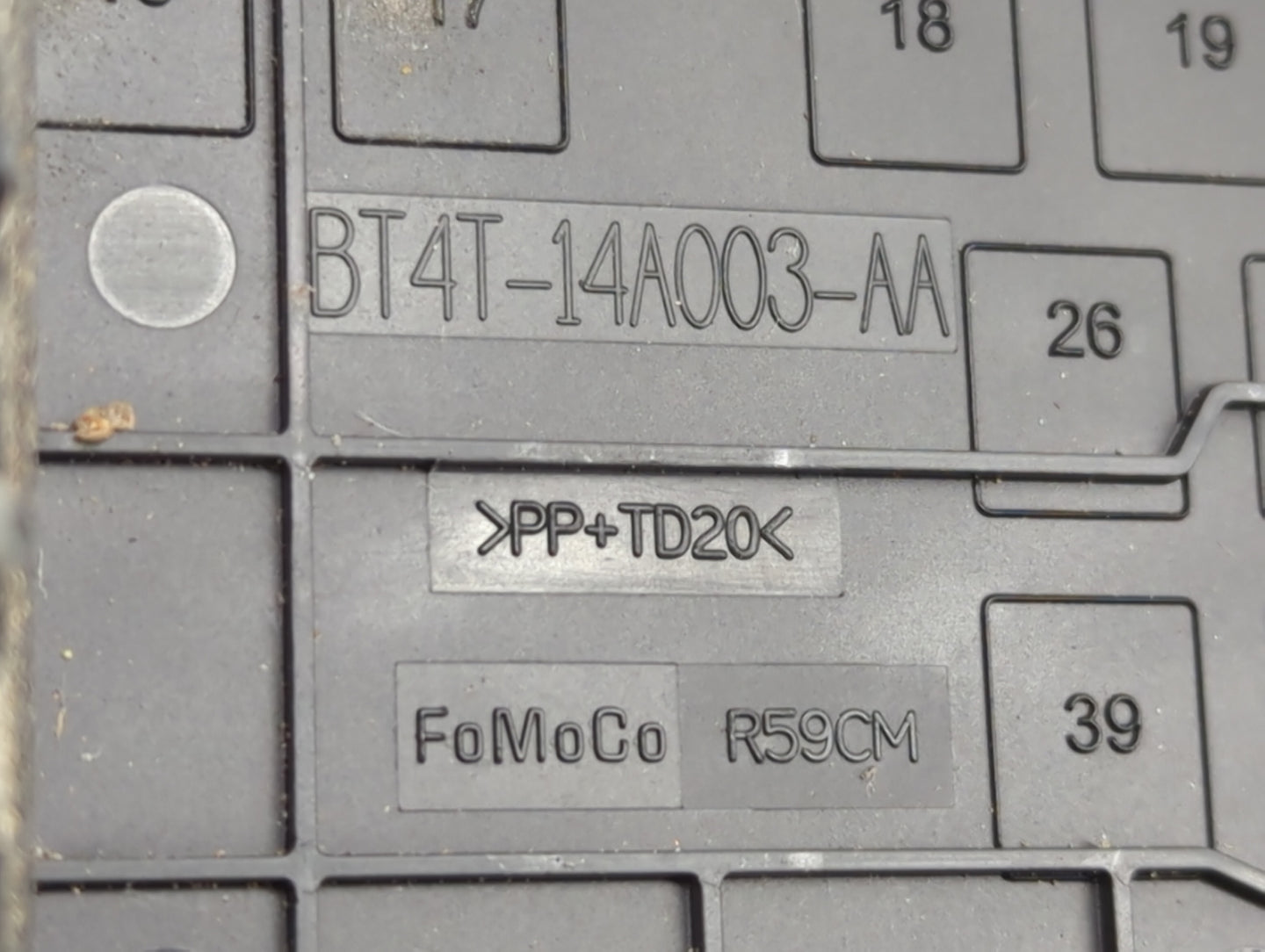 2013 Ford Explorer Fusebox Fuse Box Panel Relay Module P/N:BT4T-14A003-AA Fits OEM Used Auto Parts - Oemusedautoparts1.com