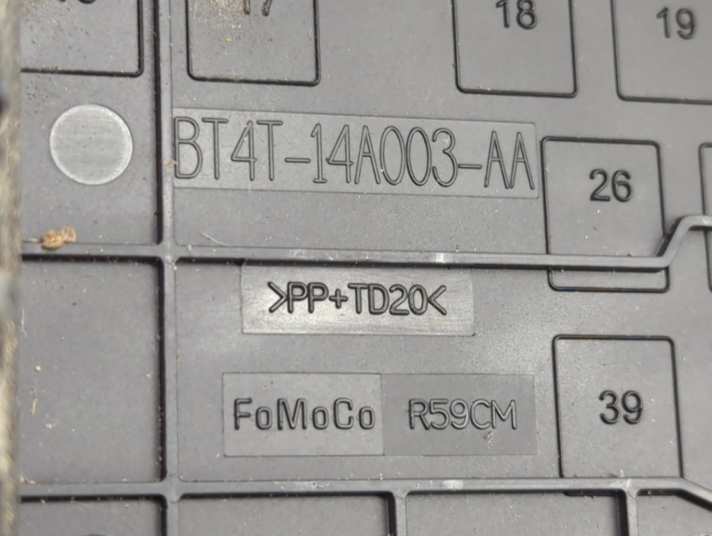 2013 Ford Explorer Fusebox Fuse Box Panel Relay Module P/N:BT4T-14A003-AA Fits OEM Used Auto Parts - Oemusedautoparts1.com