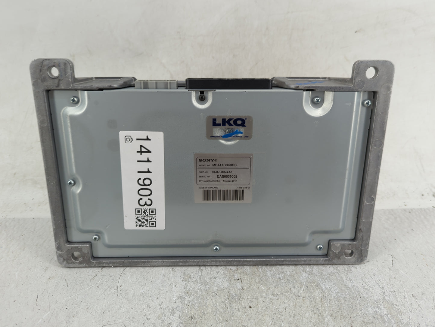 2013-2015 Ford Explorer Radio AM FM Cd Player Receiver Replacement P/N:CT4T-18B649-AC Fits OEM Used Auto Parts - Oemusedauto