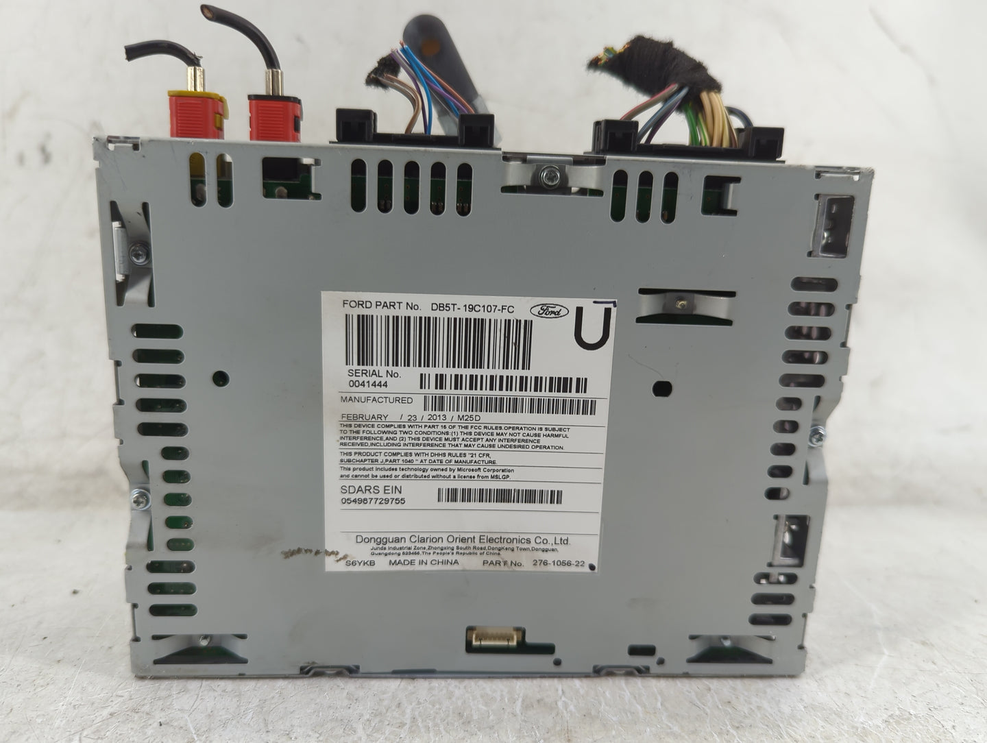 2013 Ford Explorer Radio AM FM Cd Player Receiver Replacement P/N:DB5T-19C107-FC Fits OEM Used Auto Parts - Oemusedautoparts