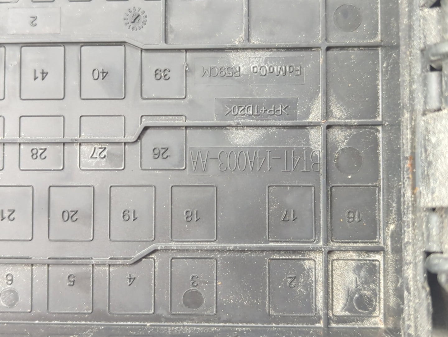 2013 Ford Explorer Fusebox Fuse Box Panel Relay Module P/N:BT4T-14A003-AA Fits OEM Used Auto Parts - Oemusedautoparts1.com
