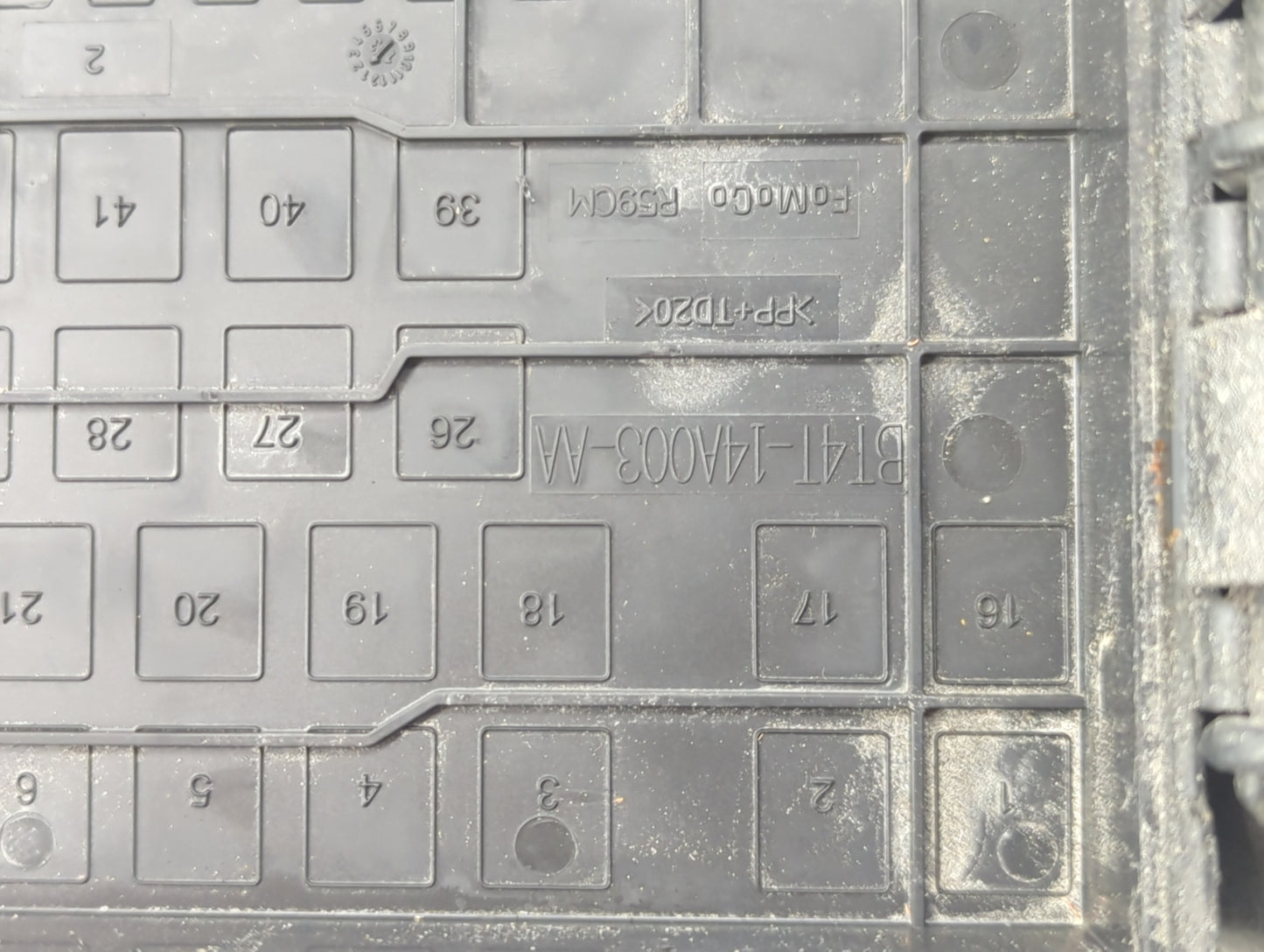 2013 Ford Explorer Fusebox Fuse Box Panel Relay Module P/N:BT4T-14A003-AA Fits OEM Used Auto Parts - Oemusedautoparts1.com