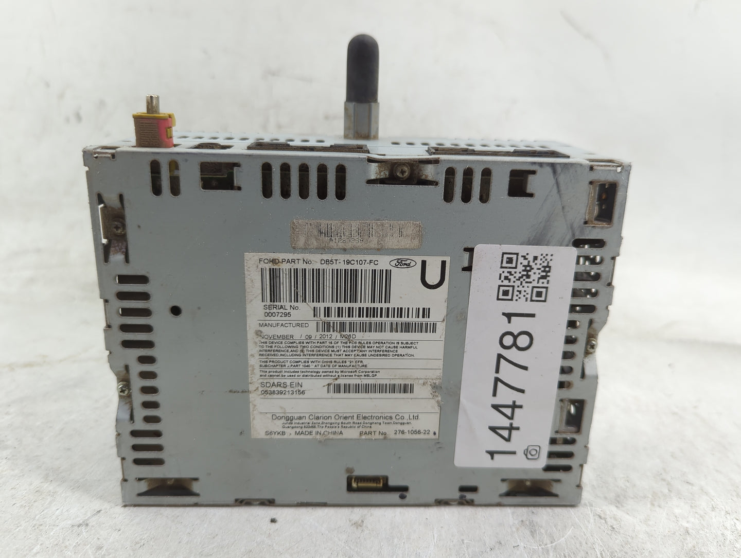 2013-2014 Ford Explorer Radio AM FM Cd Player Receiver Replacement P/N:PU-3617L-A DB5T-19C107-FC, 276-1056-22 Fits Fits 2013