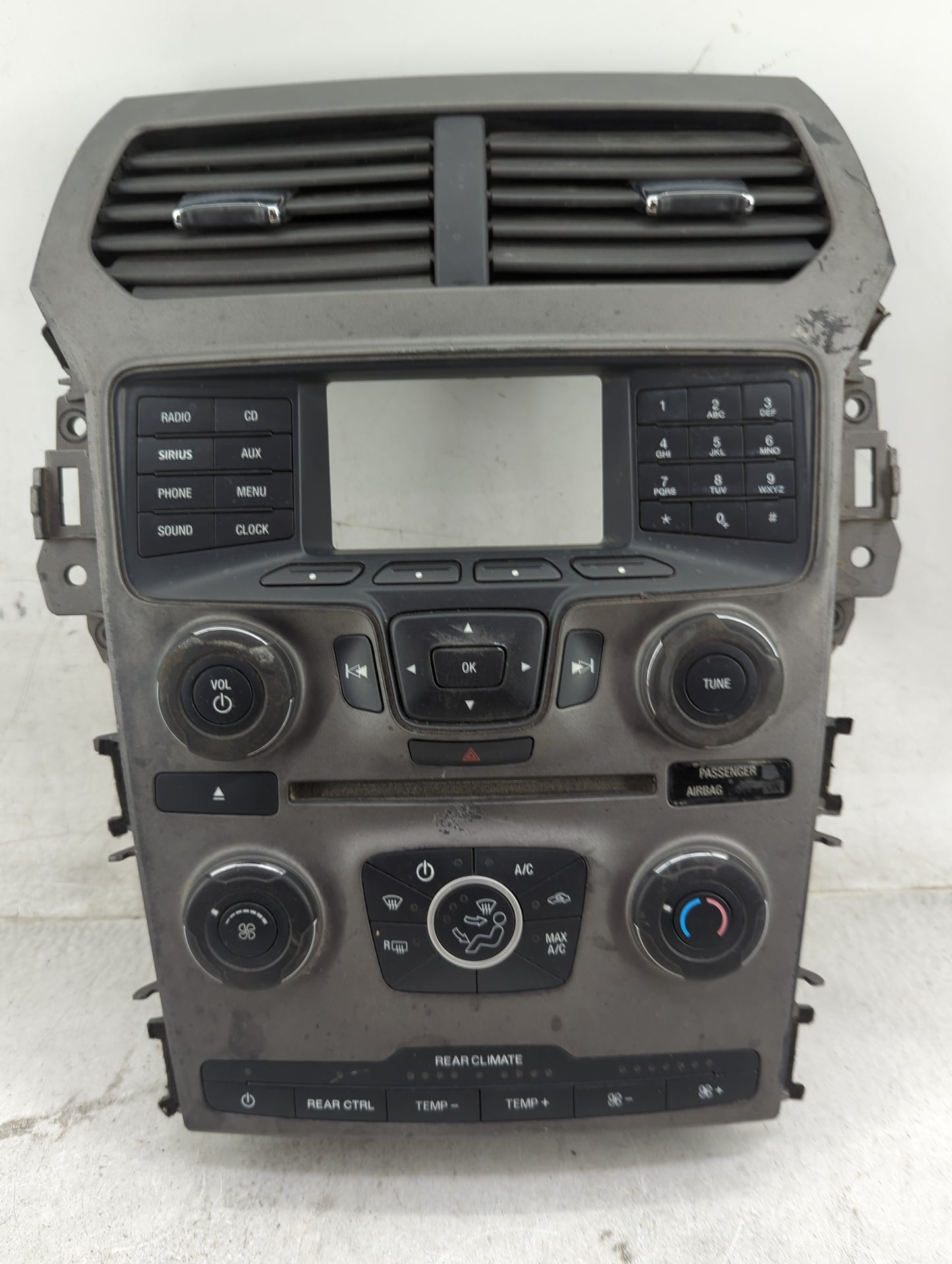 2013-2015 Ford Explorer Radio AM FM Cd Player Receiver Replacement P/N:DB5T-18A802-AA 10007582-13 Fits Fits 2013 2014 2015 O