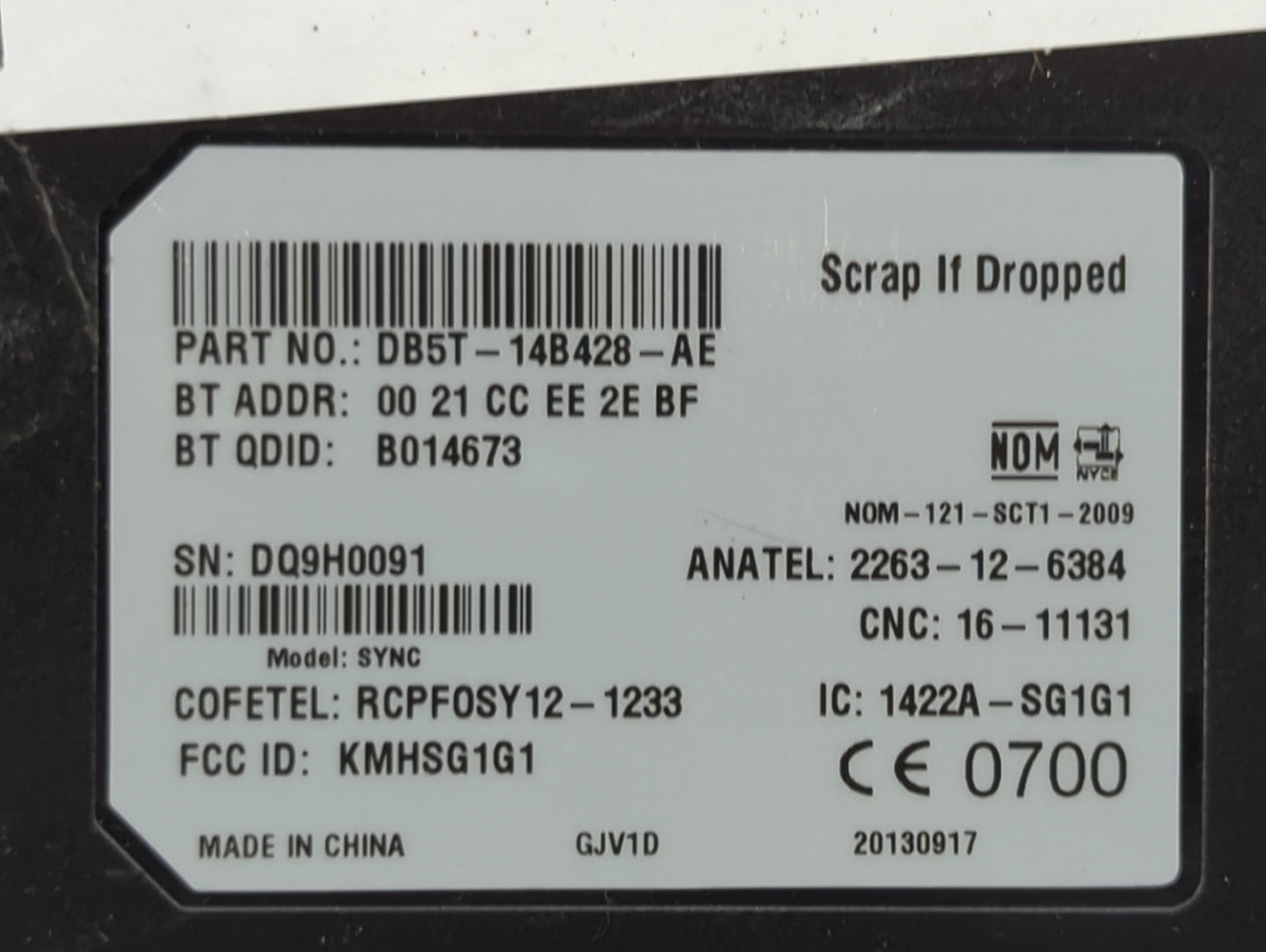 2013-2014 Ford Explorer Communication Control Module - Oemusedautoparts1.com