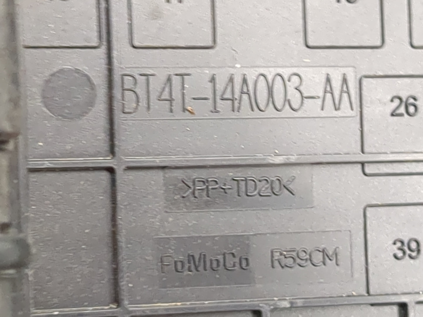 2013 Ford Explorer Fusebox Fuse Box Panel Relay Module P/N:BT4T-14A003-AA Fits OEM Used Auto Parts - Oemusedautoparts1.com