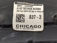 2011-2015 Ford Explorer Overhead Roof Console Black 1497373 - Oemusedautoparts1.com