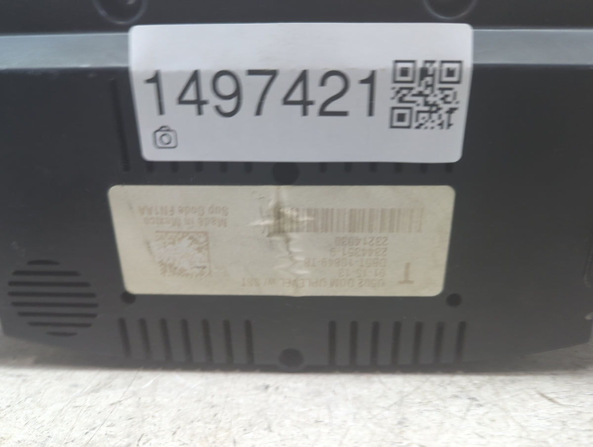 2013 Ford Explorer Instrument Cluster Speedometer Gauges P/N:DB5T-10849-TR 2244351 9, 1837029 Miles: Fits OEM Used Auto Part