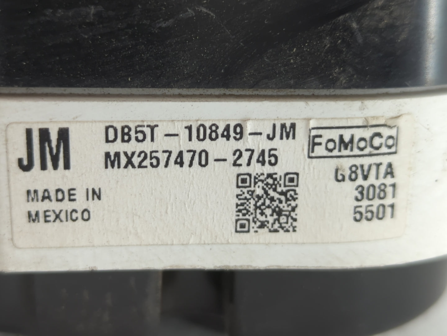 2013 Ford Explorer Instrument Cluster Speedometer Gauges P/N:DB5T-10849-JM Fits OEM Used Auto Parts - Oemusedautoparts1.com