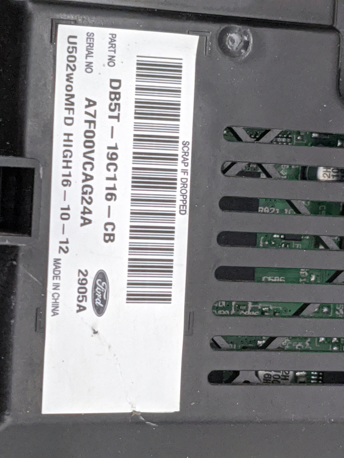 2013-2014 Ford Explorer Information Radio Display Screen 5031058 - Oemusedautoparts1.com